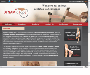 dynamictape.es: Dynamic tape - The Biomechanical Tape
Dynamic Tape is a unique, highly elastic tape developed by a Musculoskeletal Physiotherapist. It mimics the action of injured tissues to relieve pain.