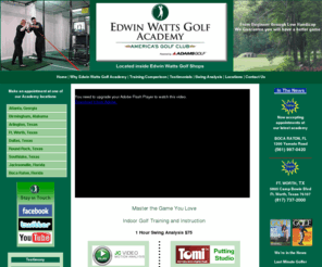 edwinwattslearningcenters.com: Edwin Watts Golf Academy - Indoor Golf Training Laser and Video Where Great Golf happens
edwin watts golf learning center, a better golf game, complete swing analysis,