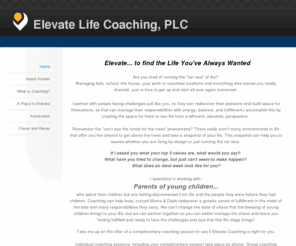 elevatecoach.com: Elevate Life Coaching, PLC - Home
Life Coaching for people who want to Elevate and start living the life they want to live