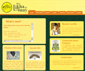 mgalikhaniinay.com: Welcome to Mga Likha ni Inay Official Website - Home Page
Mga Likha, ni Inay, MLNI, Card Bank, MRI, Codespa, handy craft