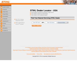 stihldealer.net: STIHL - Find an authorized STIHL Dealer near you
Find a STIHL Dealer or a factory certified STIHL service technician in your area