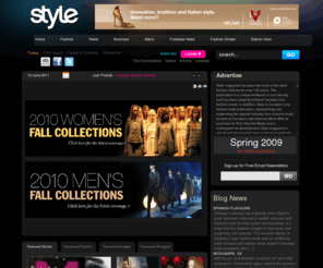 stylemagazinecanada.com: Welcome to StyleMagonline
Joomla! - the dynamic portal engine and content management system