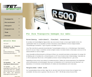 tet-spedition.de: TET Spedition - Für Ihre Transporte bewegen wir mehr.
Warentransporte und Stückgut mit Planen-Lkw, innerhalb Deutschlands und international. Von wenigen Kilo, im Kurierdienst oder Schwertransporten von 28 Tonnen Nutzlast mit dem Ultraleichtauflieger. Bis zu 105 m3 Ladevolumen, 34 Europaletten auf einmal. Und auch Gefahrgut fahren wir – ganz sicher.