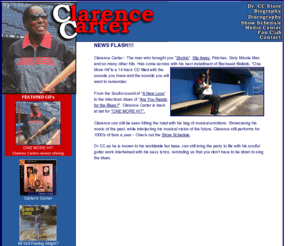 clarencecarter.net: Clarence Carter.net - The Official Website of Clarence Carter - the man who brought you "Strokin", "Patches", "60 Minute Man", and "Slip Away"
