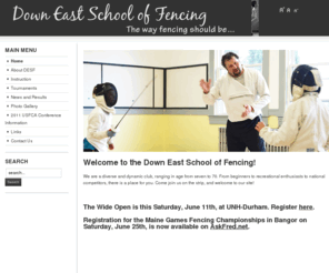 downeastfencing.net: DESF
Down East School of Fencing