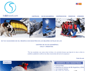 i-skitravel.com: El mejor ski en Sudamérica, Chile y Argentina
Los mejores Centros de Esquí en Sudamérica los encuentra en Chile y Argentina