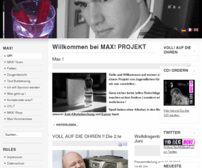 no-drugs-more-life.com: Willkommen bei MAX! PROJEKT
Joomla! - dynamische Portal-Engine und Content-Management-System