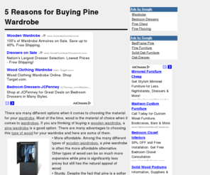 pine-wardrobe.info: PINE WARDROBE > >  Pine Wardrobe Tips | PINE WARDROBE Guide
Find the best pine wardrobe.  Includes sites related to pine wardrobe you can access from here!