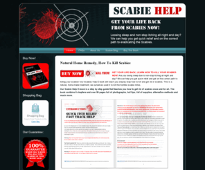 scabiehelp.com: Scabie home remedy treatment e-book how to kill scabies
Scabies Help E-book will teach you step-by-step how to kill and get rid of scabies. This is a natural, home-made treatment; we used it to kill the scabie mites