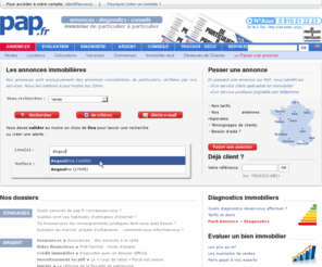 particulier-a-particulier.net: IMMOBILIER De Particulier A Particulier - Annonces immobilières de particuliers - Immobilier | PAP
PAP.fr : le site immobilier de PARTICULIER à PARTICULIER. Choisissez entre des milliers d'annonces immobilières de particuliers d'appartements et de maisons mises à jour toutes les 10 minutes. Location immobilière, achat immobilier et vente immobilier de particuliers.