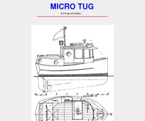 tugyachts.com: Micro Tug. Small pilothouse electric drive boats.
Future home of MICROTUGS, electric drive small pilothouse craft.