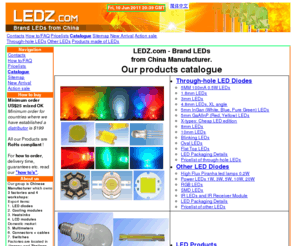 cheapled.com: LED Manufacturer China
Online Catalogue of LEDs and LEd related products from Chinese Manufacturer
