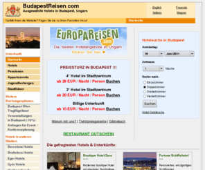 pensionen-budapest.com: Budapest Hotel | Suche nach Budapest Hotels in Budapest
Budapest Hotel, Suche nach Budapest Hotels in Budapest . Budapest Hotelverzeichnis. Suche nach Hotels in Budapest, online Buchung von Hotels in Budapest, Budapest Hotel Sonderangebote, nur ausgewählte Budapest Hotels, günstige Budapest Hotels