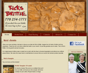 ricksbrittle.com: Rick's Brittle
A great peanut brittle recipe make's Rick's Brittle some of the best candy in the world. Order peanut brittle, chocolate peanut brittle, pecan brittle and more online.