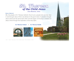 sainttheresaiowa.org: St. Theresa Parish & School, Des Moines, Iowa
St. Theresa Parish & St. Theresa School, Des Moines, Iowa.