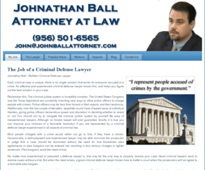 texasmarijuanaattorney.com: Johnathan Ball - Attorney
Representing Clients Across South Texas.
