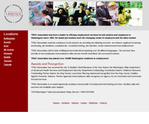 tracassoc.com: TRAC Associates (Employment Service for Job Seekers and Employers)
TRAC Associates has been a leader in matching employers with skilled job seekers since 1983. We assist job seekers meet the changing needs of employers and the labor market.