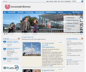 universitaetbremen.net: Universität Bremen: Startseite
Willkommen auf den Webseiten der Universität Bremen. Die Startseite enthält aktuelle Meldungen und weist den Weg zu den Informationen zu Universität, …