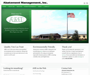 abatementmgmt.com: Abatement Management, Inc.
Southern Illinois Quality Environmental Services, Asbestos Abatement, Lead Based Paint Removal, and Demolition Contractor