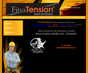 finatencion.com: FinaTension®, diseño con Tensores
Equipamiento, Arquitectura y Decoracion con cables de acero tensados