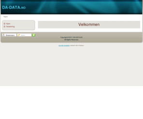 homeparty1.com: DA-DATA.no under utvikling
Joomla! - the dynamic portal engine and content management system