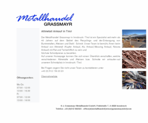 metallhandel-grassmayr.com: Metallhandel GRASSMAYR
