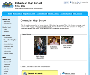 columbianhighschool.org: Columbian High School
Columbian High School is a high school website for Columbian alumni. Columbian High provides school news, reunion and graduation information, alumni listings and more for former students and faculty of Columbian High in Tiffin, Ohio