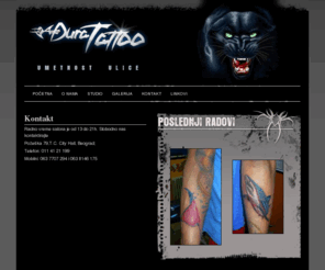 djuratattoo.com: Đura Tattoo | Umetnost ulice
Umetnički salon za tetoviranje - Tattoo Đura