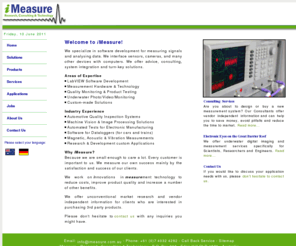 imeasure.info: Computer-based Measurement Solutions
