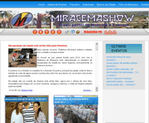 miracemashow.net: ..::: MIRACEMA SHOW O PORTAL DE EVENTOS E NOTÍCIAS DE MIRACEMA TOCANTINS E REGIÃO:::..
