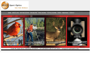 swift-sports.com: Welcome to Swift Sport Optics
For over Eighty years Swift has continued to provide high quality,innovative optical products helping generations of Birders, outdoorsmen, Students and Educators magnify and observe the world.