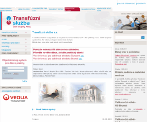 transfuznisluzba.com: Transfúzní služba a.s. | vítejte
Staňte se proto i vy dárci krve. Na vašem pochopení závisí životy druhých.
Možná dnes nebo zítra bude právě vaší krve potřeba.