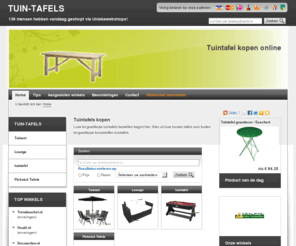 tuin-tafels.com: Tuintafels kopen Tafels voor in de tuin buiten bestellen - Tuin-tafels
