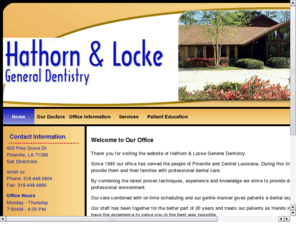 hathornandlocke.com: Hathorn and Locke General Dentistry
Hathorn and Locke General Dentistry