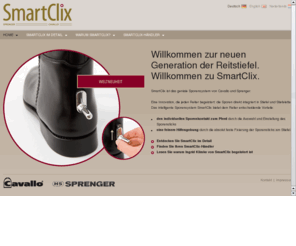 smartclix.info: Cavallo SmartClix - Sporen Sporensystem Sporensticks
Das neue und geniale Sporensystem von Cavallo und Sprenger.