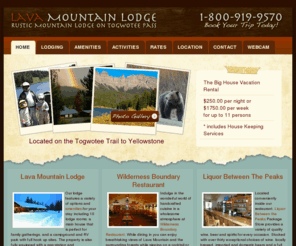 lavamountainlodge.com: Lava Mountain Lodge |  Wilderness Resort on Togwotee Pass
