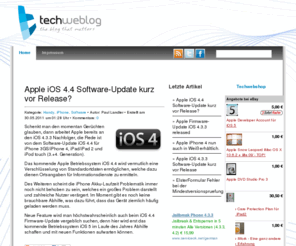 techweblog.de: techweblog | Software & Hardware & Design

