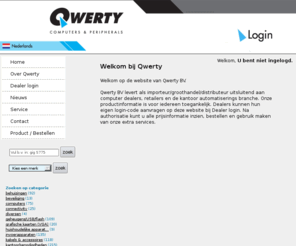 qwerty-nl.com: .: Qwerty Computers & Peripherals :.
Qwerty Computers & Peripherals Website