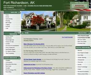 fortrichhousing.com: Fort Richardson Housing :: Fort Richardson, AK Housing & Relocation Information
Fort Richardson Housing. Housing relocation information & Real Estate Resources for Fort Richardson, AK