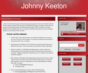 johnnykeeton.com: Johnny Keeton
My description