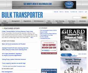 modernbulktransporter.com: Bulk Transporter - Breaking News and Magazine Content on Bulk Transport Industry
Bulk Transporter - Breaking News and Magazine Content on Bulk Transport Industry