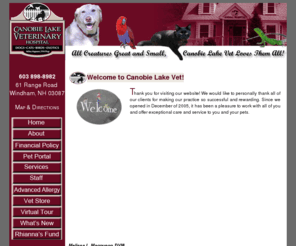 canobievet.com: Welcome to Canobie Lake Veterinary Hospital
