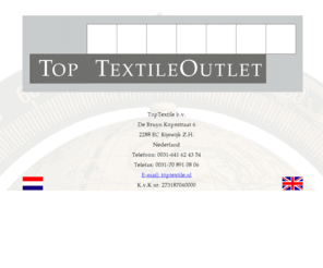 garment-stocklot.com: TopTextile, TopTextileOutlet, kleding stocklots, import
TopTextileOutlet is een Nederlands bedrijf, gevestigd in Den Haag en houdt zich bezig met textiel en kleding import, met name uit Bangladesh.