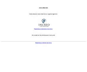 nilsen.biz: Domene registrert av InCreo
Utvikling av websider og internettsystemer. Serverplass og e-post. Domeneregistering.