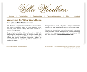 villa-woodbine.com: Villa Woodbine – Coconut Grove – Weddings & Special Events
Joomla! - the dynamic portal engine and content management system