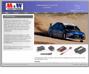 mwignitions.com: M&W Ignitions
M&W Ignitions s the world premiere builder of quality high energy ignition systems. All our products are proudly asembled in Australia using the best Automotive and Mil-Spec components and processes.