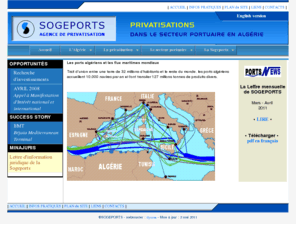 sogeports.org: SOGEPORTS, Agence de privatisation
Privatisation dans les ports algériens.