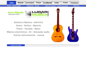 aulas-musica.com: Aulas de Musica
Aulas de música - guitarra electrica, classica e baixo