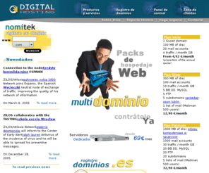 digitalehosting.com: Digitalehosting - web Accommodation multidomain
