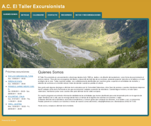 eltallerexcursionista.com: Quienes Somos | A.C. El Taller Excursionista
